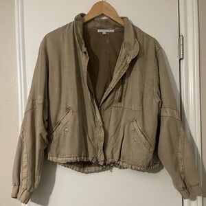 Young Fabulous & Broke Khaki Military-Style Utility Jacket